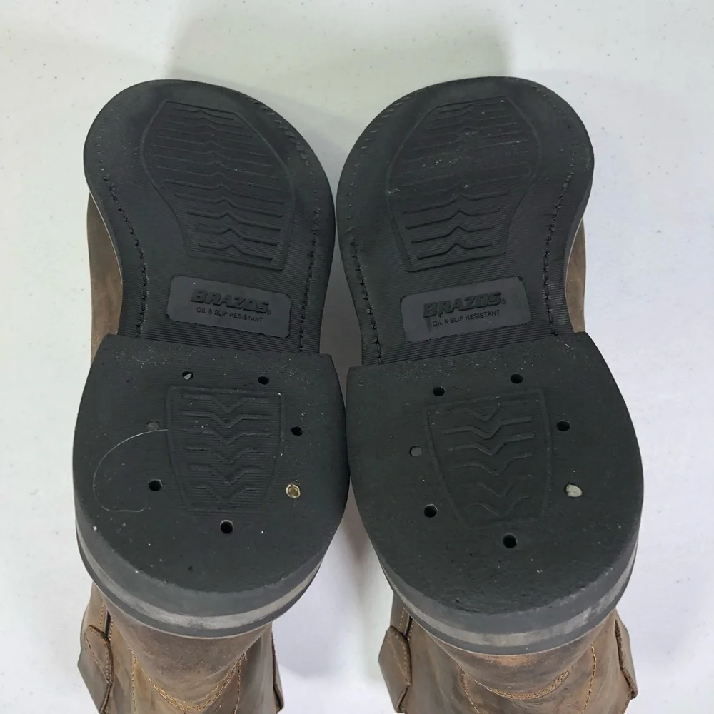 Brazos B9703 Crazy Horse II Western Leather Boots